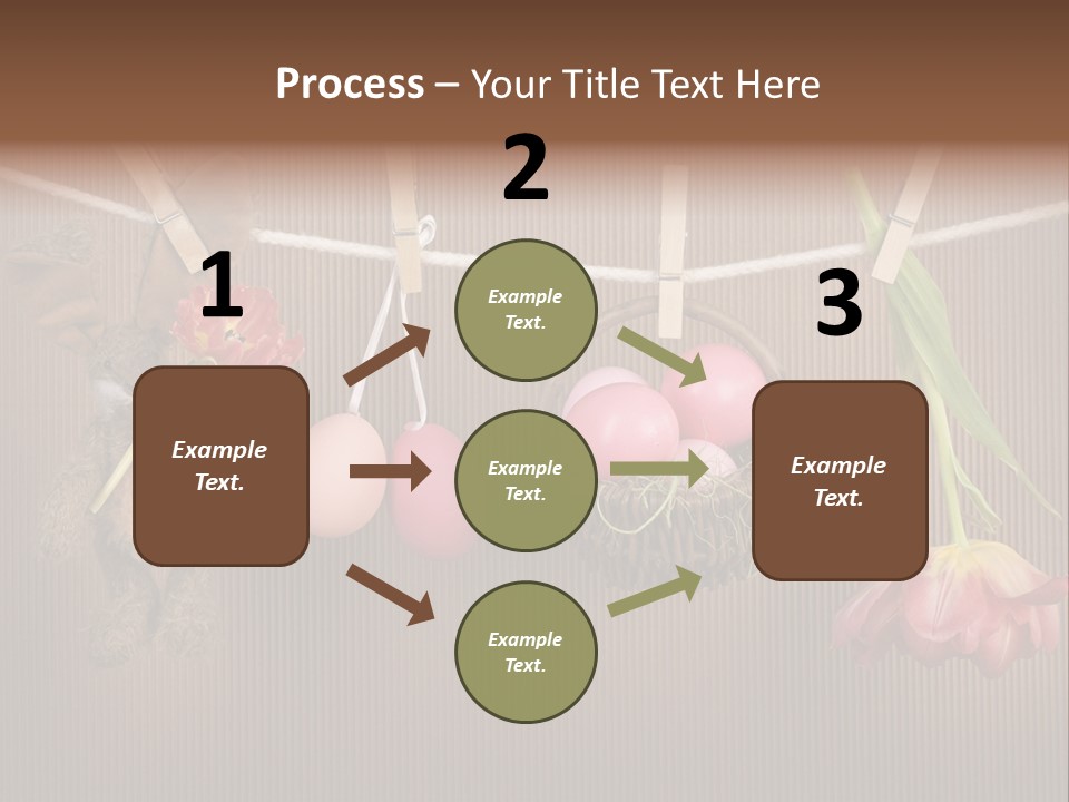 Egg Pink Hare PowerPoint Template