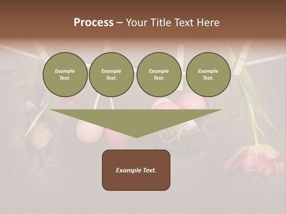 Egg Pink Hare PowerPoint Template