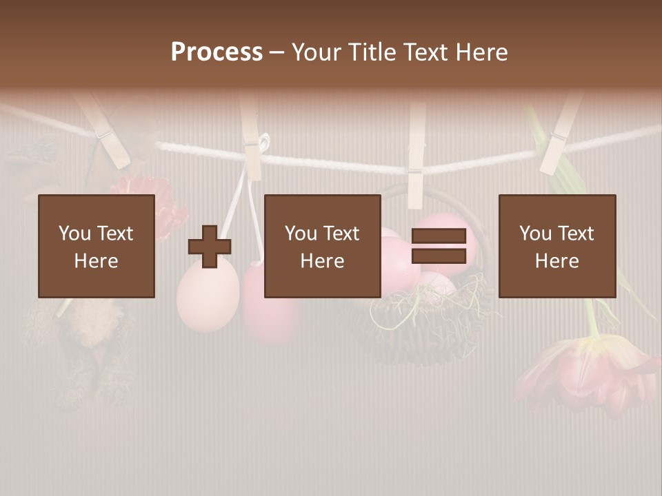 Egg Pink Hare PowerPoint Template