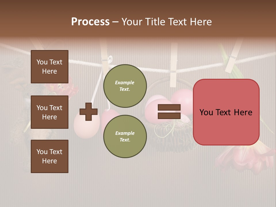 Egg Pink Hare PowerPoint Template