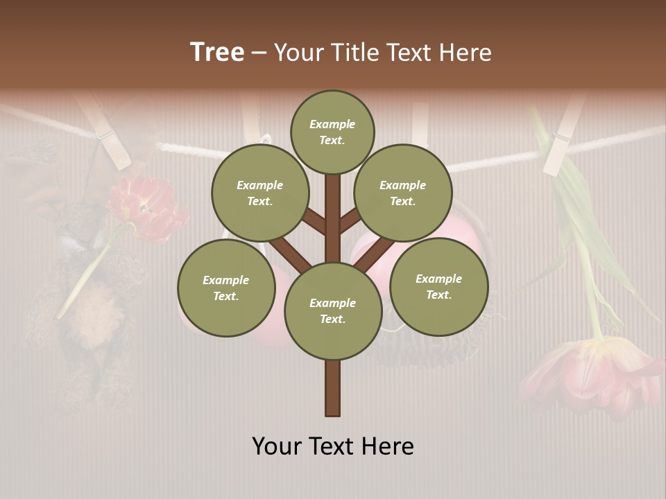 Egg Pink Hare PowerPoint Template