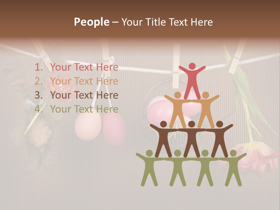 Egg Pink Hare PowerPoint Template