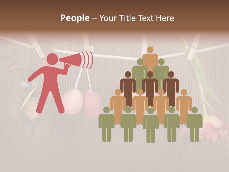 Egg Pink Hare PowerPoint Template