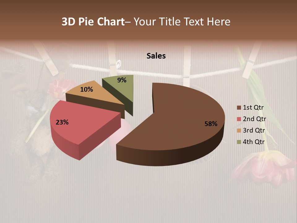 Egg Pink Hare PowerPoint Template