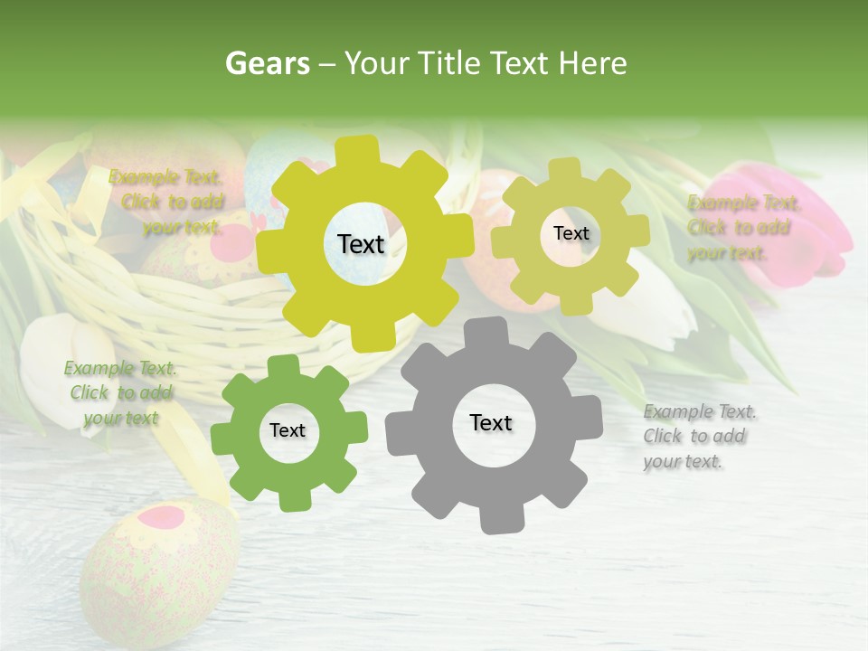 Dekoration Primeln Fruhlingsdekoration PowerPoint Template