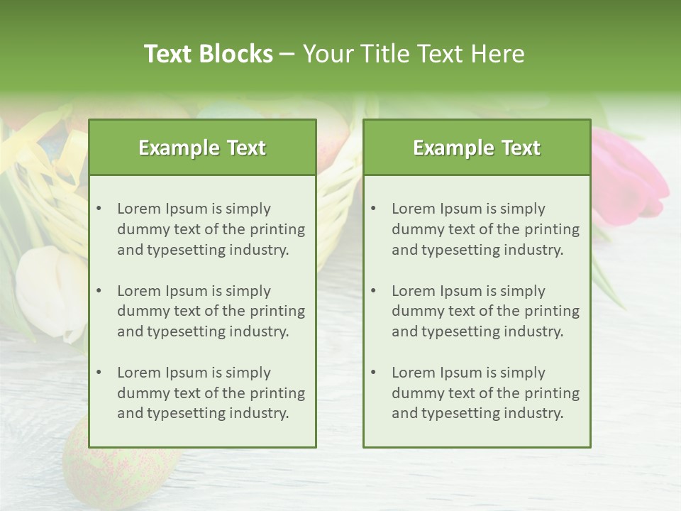 Dekoration Primeln Fruhlingsdekoration PowerPoint Template