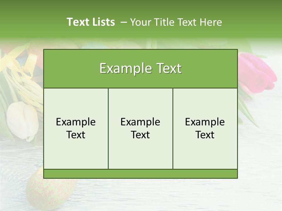 Dekoration Primeln Fruhlingsdekoration PowerPoint Template