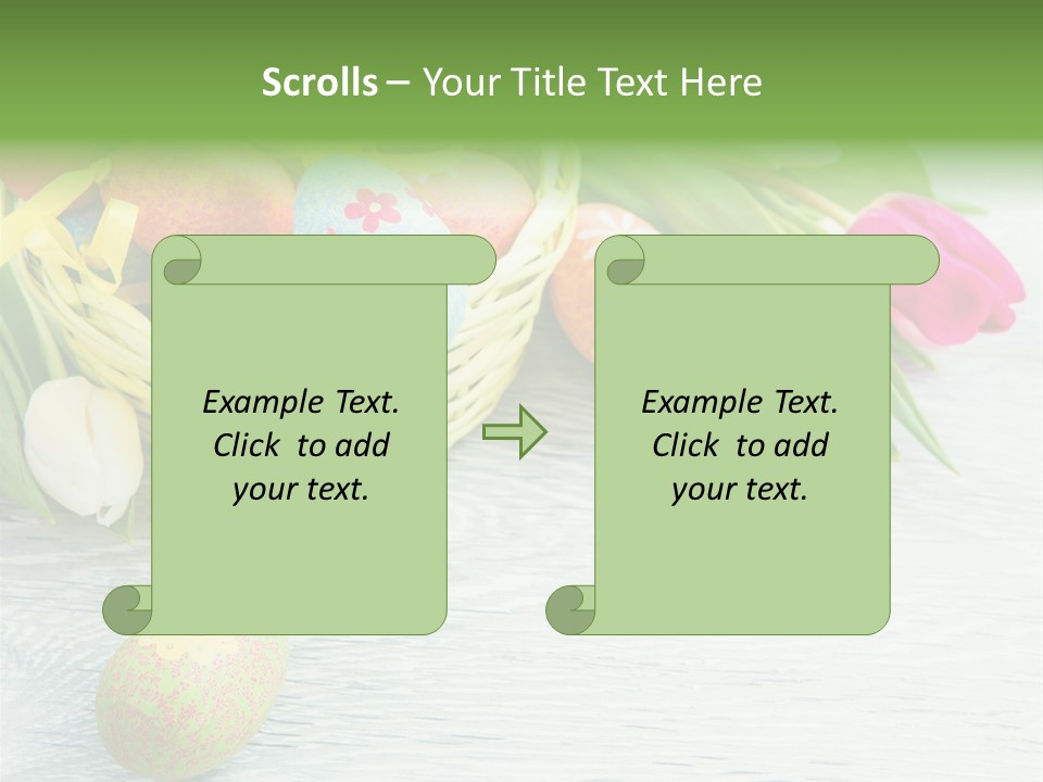 Dekoration Primeln Fruhlingsdekoration PowerPoint Template