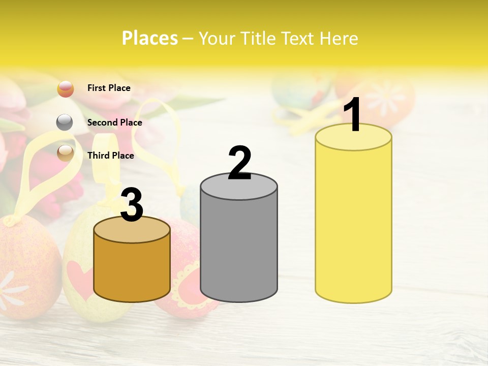 Ostergrue Pflanzen Hintergrund PowerPoint Template
