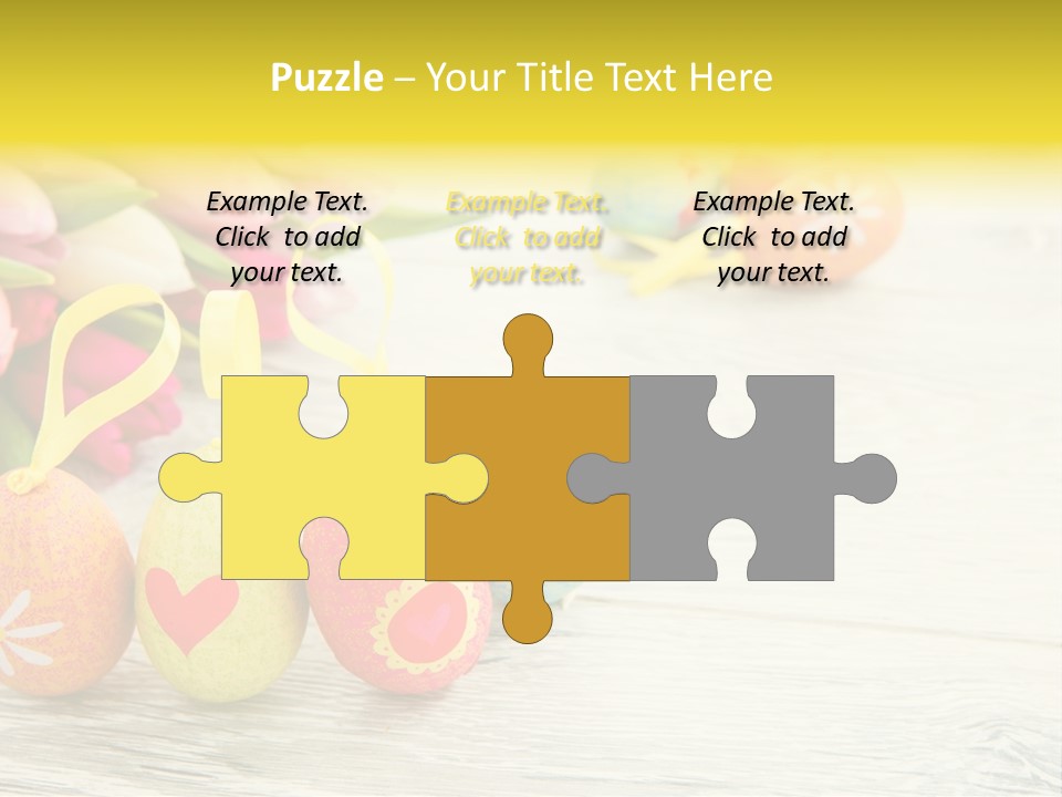 Ostergrue Pflanzen Hintergrund PowerPoint Template