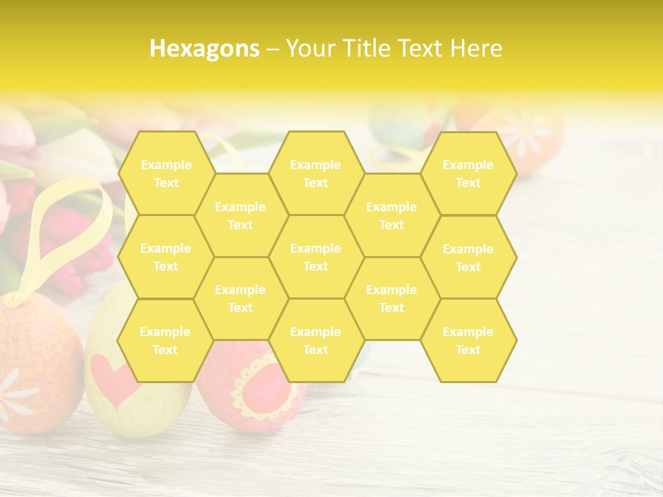 Ostergrue Pflanzen Hintergrund PowerPoint Template