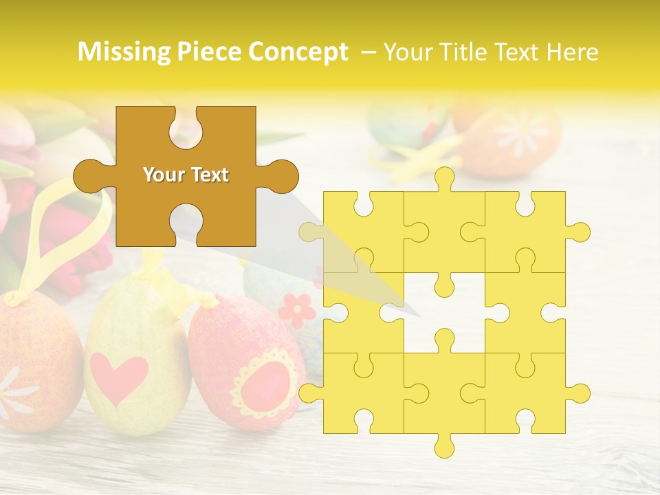 Ostergrue Pflanzen Hintergrund PowerPoint Template