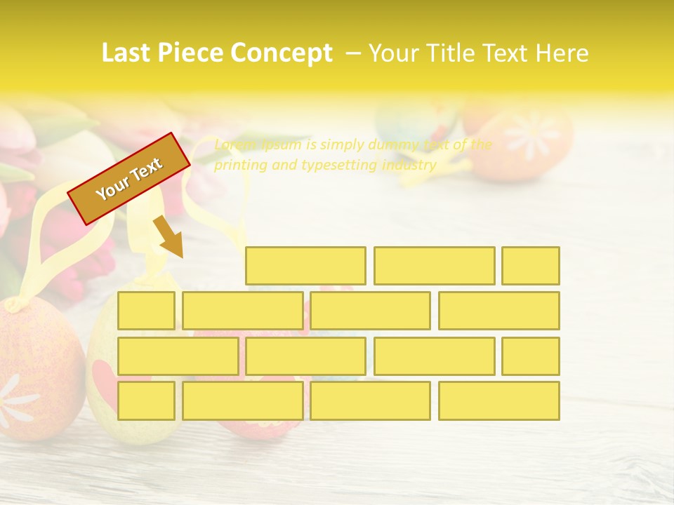Ostergrue Pflanzen Hintergrund PowerPoint Template