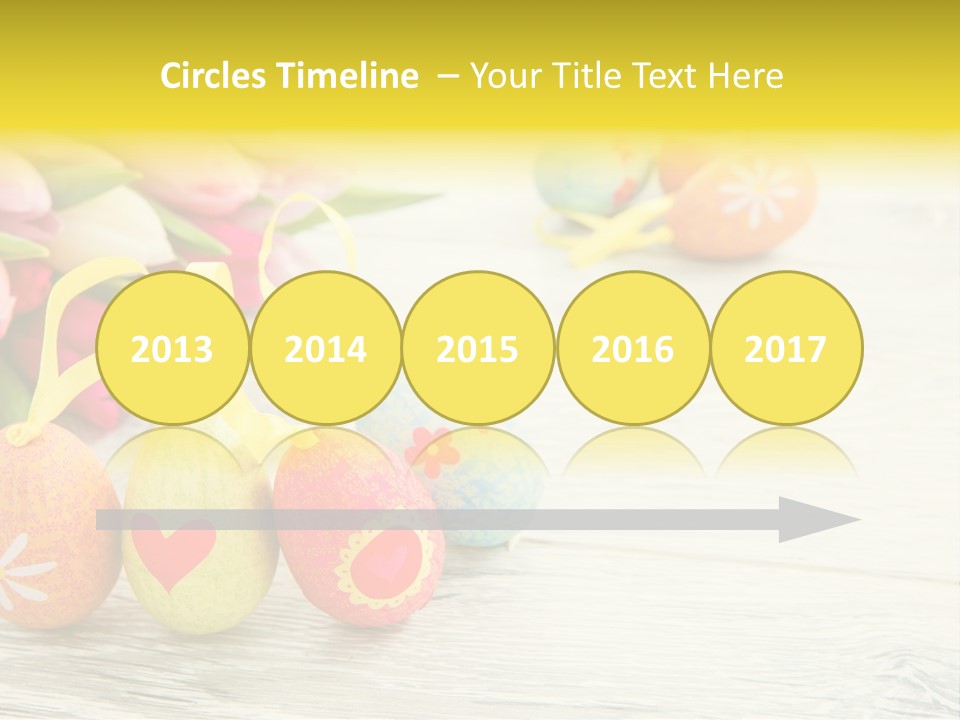 Ostergrue Pflanzen Hintergrund PowerPoint Template