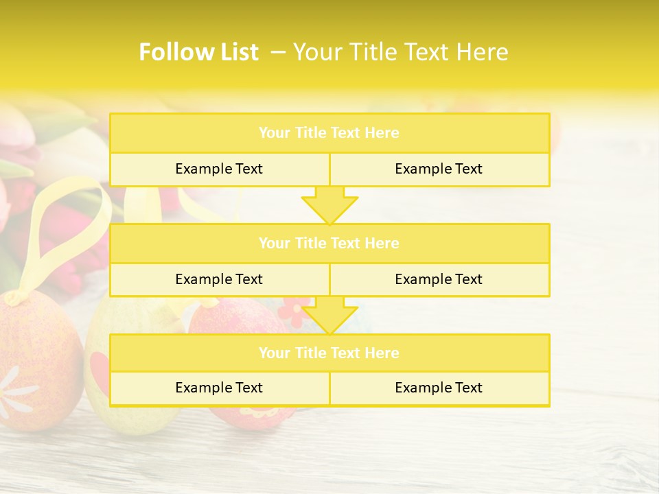 Ostergrue Pflanzen Hintergrund PowerPoint Template