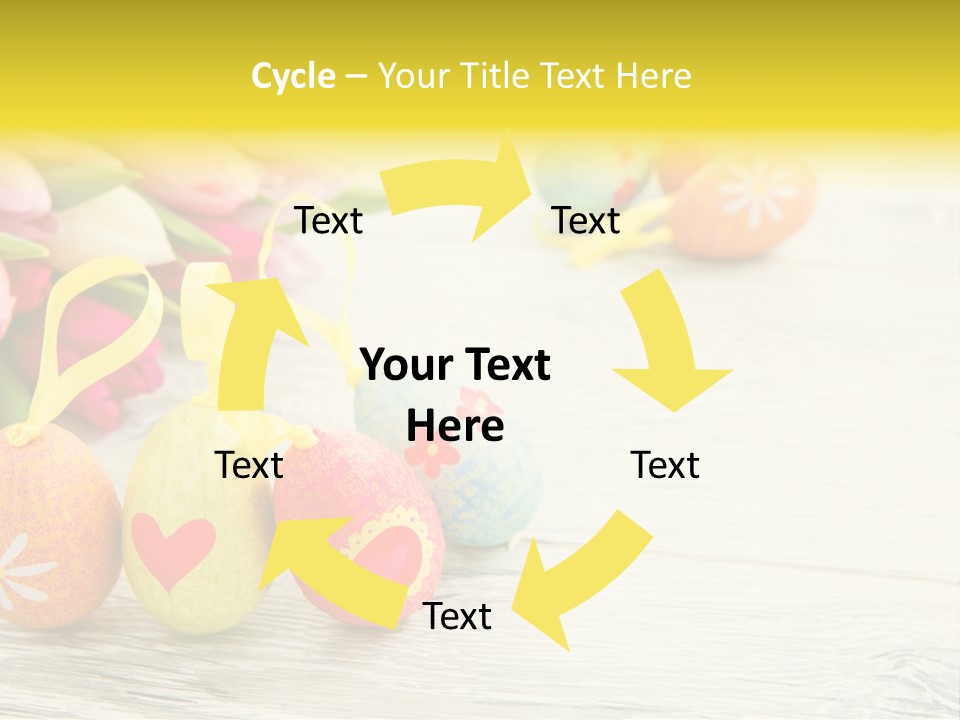 Ostergrue Pflanzen Hintergrund PowerPoint Template