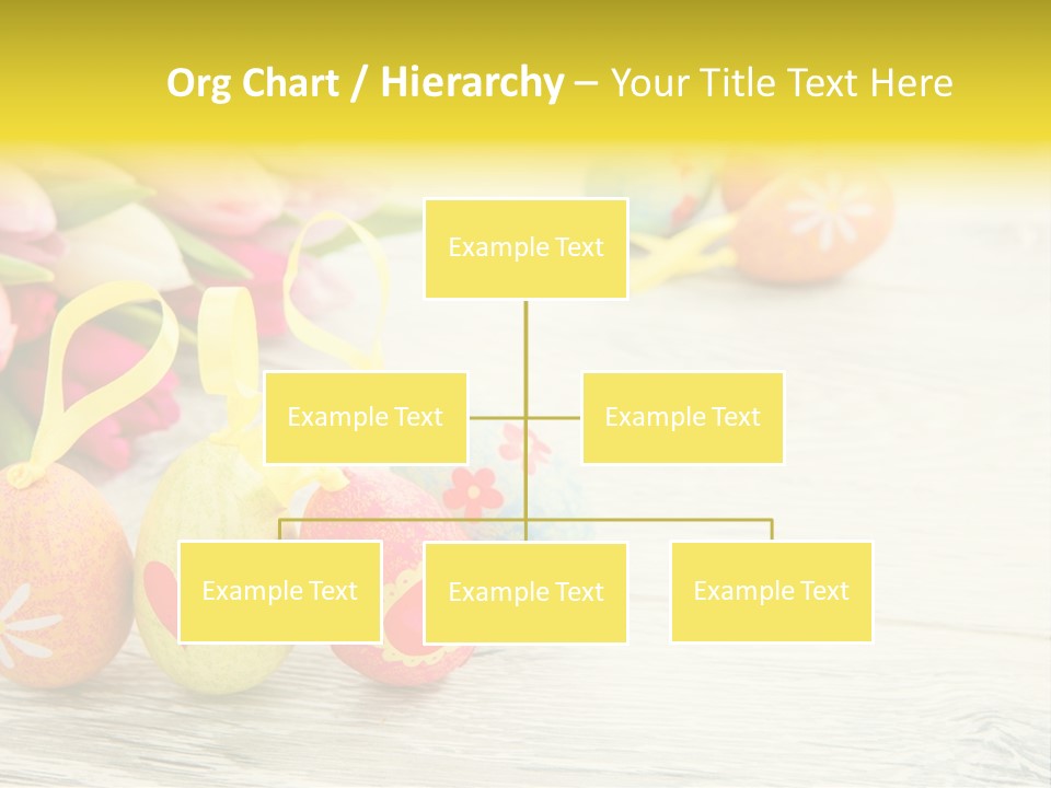 Ostergrue Pflanzen Hintergrund PowerPoint Template