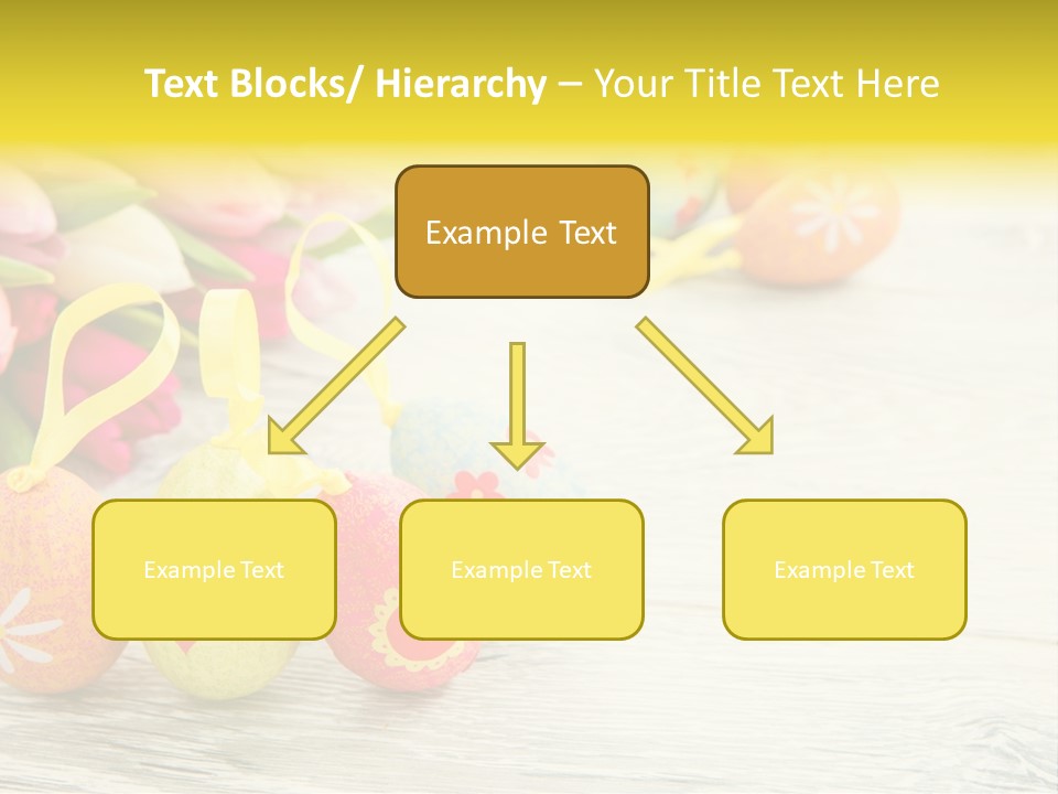 Ostergrue Pflanzen Hintergrund PowerPoint Template