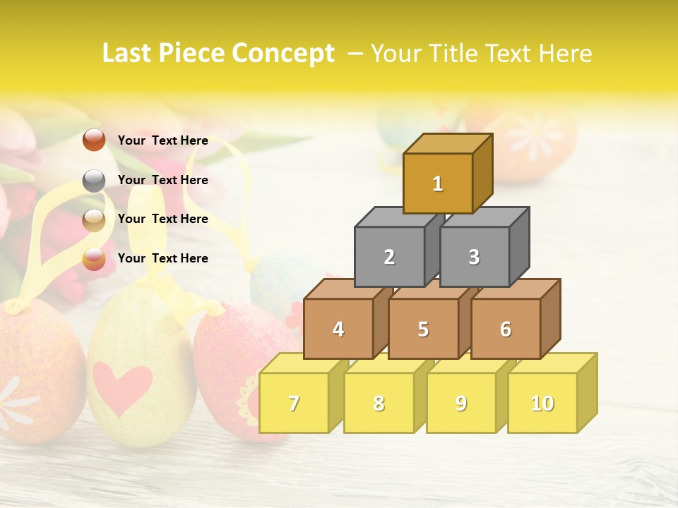 Ostergrue Pflanzen Hintergrund PowerPoint Template