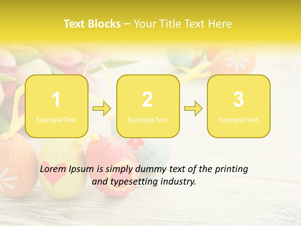 Ostergrue Pflanzen Hintergrund PowerPoint Template