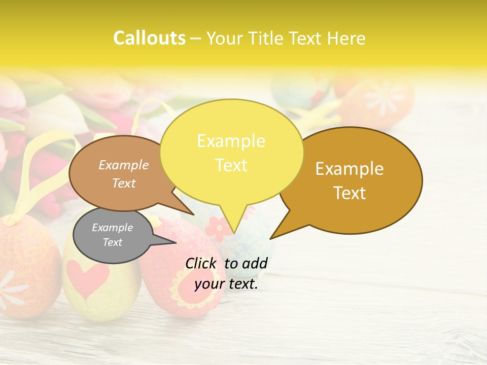 Ostergrue Pflanzen Hintergrund PowerPoint Template