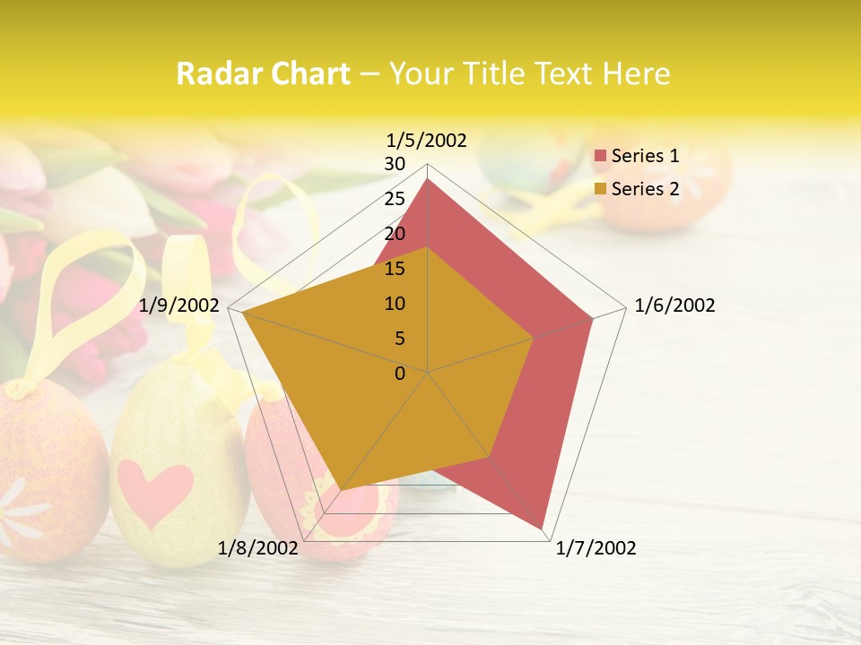 Ostergrue Pflanzen Hintergrund PowerPoint Template