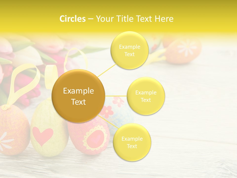 Ostergrue Pflanzen Hintergrund PowerPoint Template