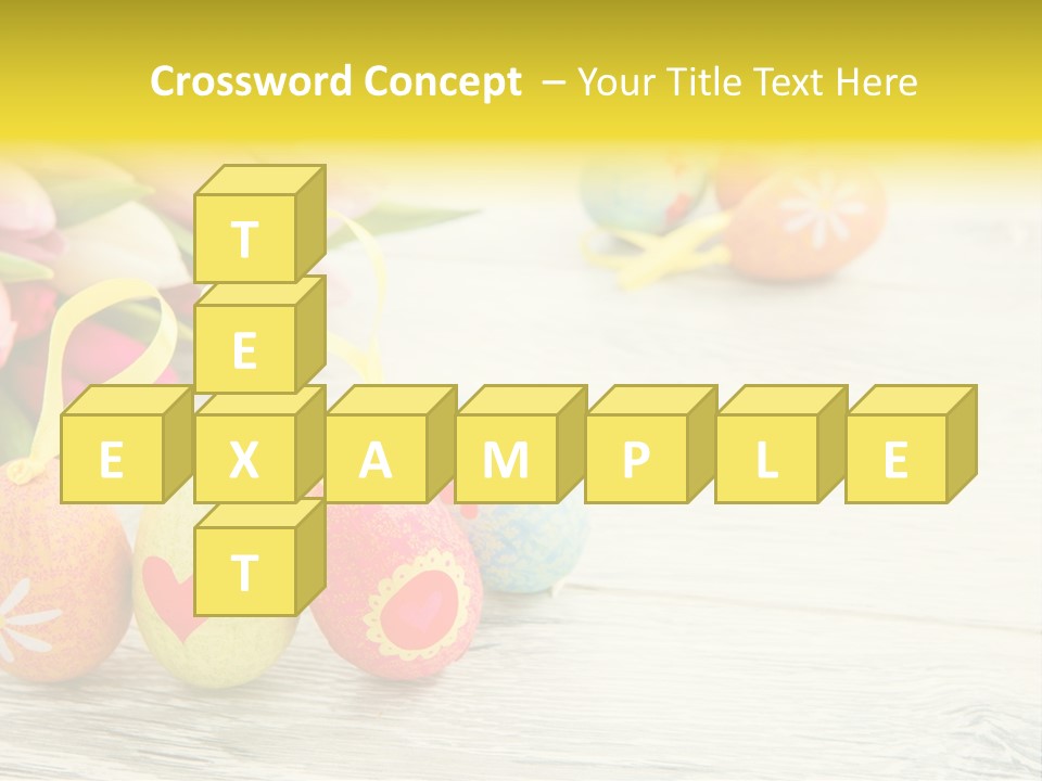 Ostergrue Pflanzen Hintergrund PowerPoint Template