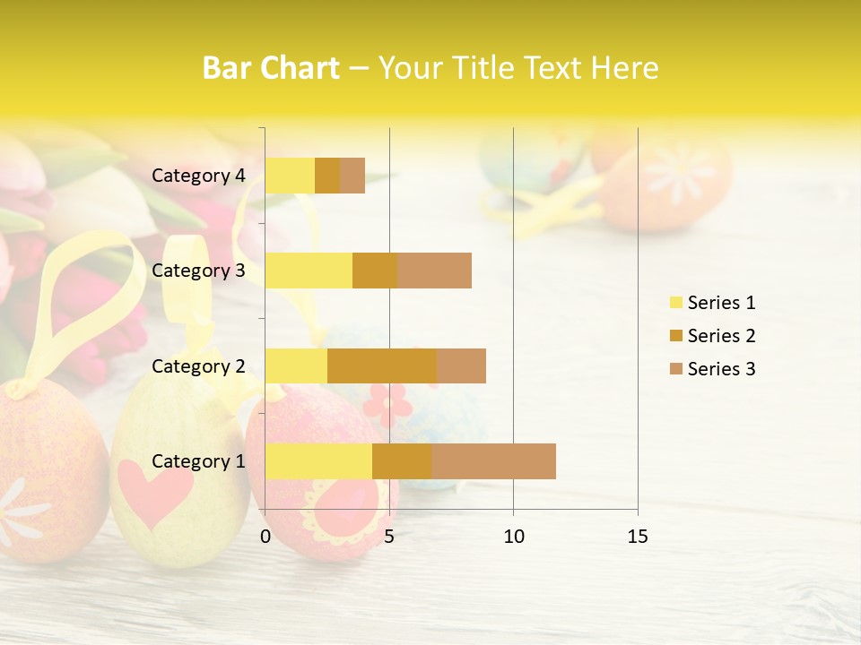 Ostergrue Pflanzen Hintergrund PowerPoint Template