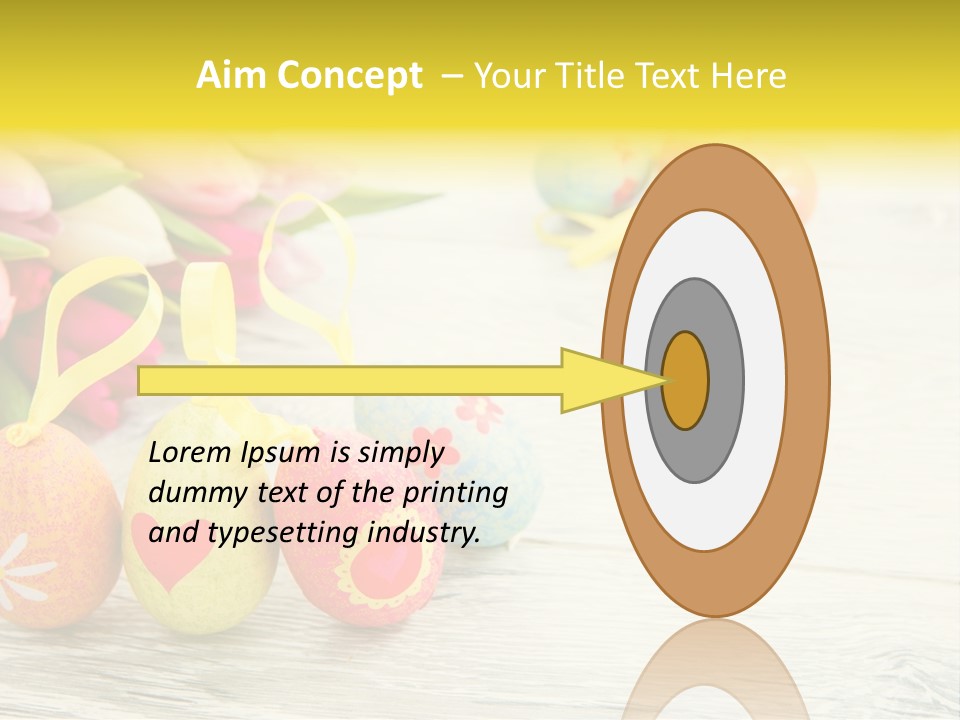 Ostergrue Pflanzen Hintergrund PowerPoint Template