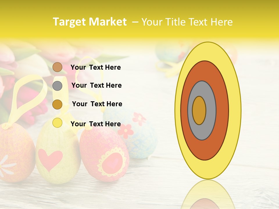 Ostergrue Pflanzen Hintergrund PowerPoint Template