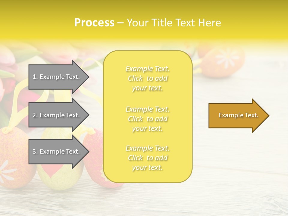 Ostergrue Pflanzen Hintergrund PowerPoint Template