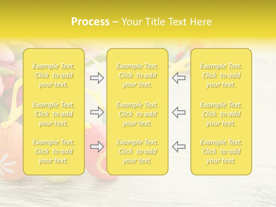 Ostergrue Pflanzen Hintergrund PowerPoint Template