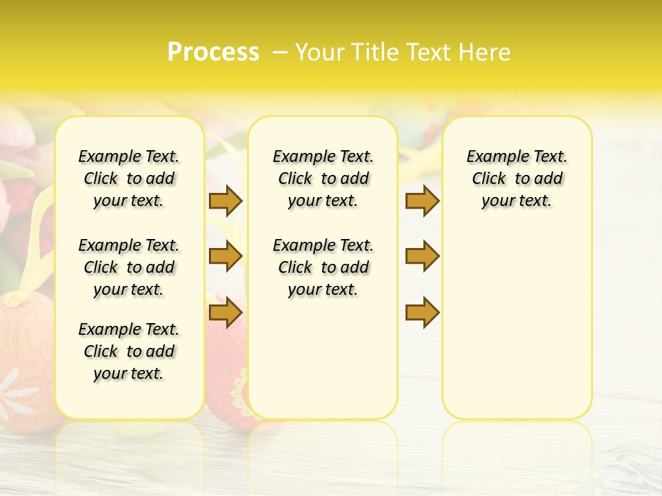 Ostergrue Pflanzen Hintergrund PowerPoint Template