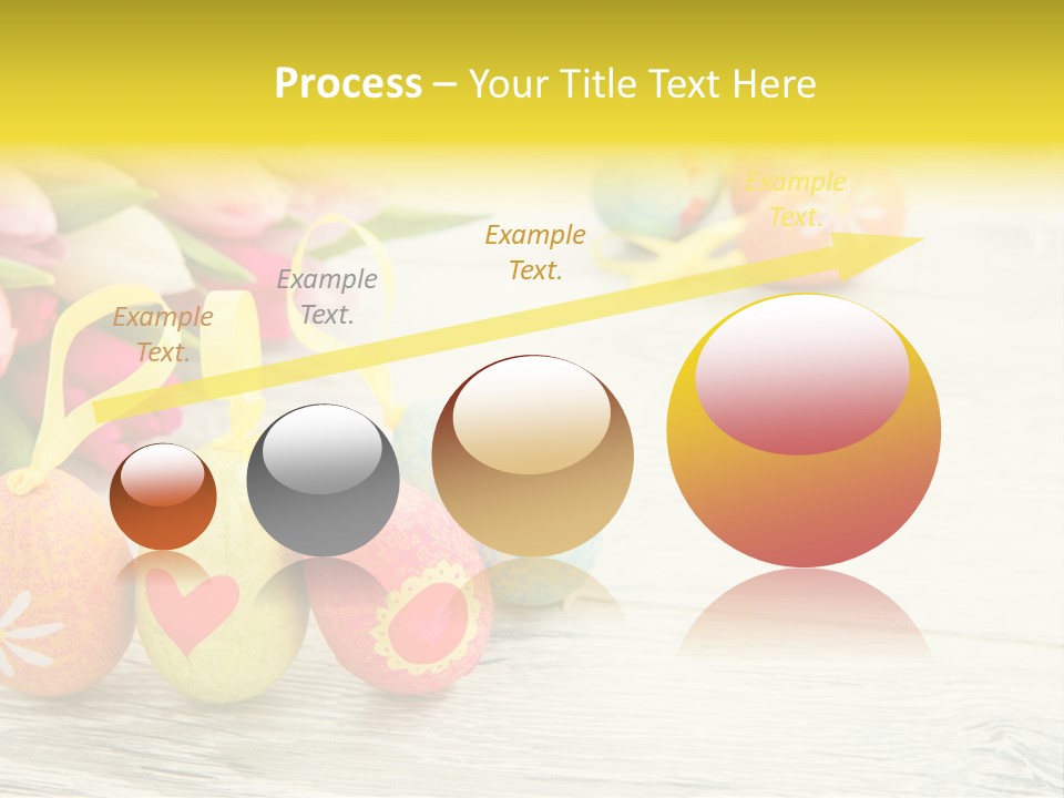 Ostergrue Pflanzen Hintergrund PowerPoint Template