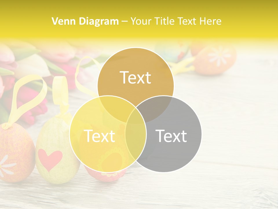 Ostergrue Pflanzen Hintergrund PowerPoint Template