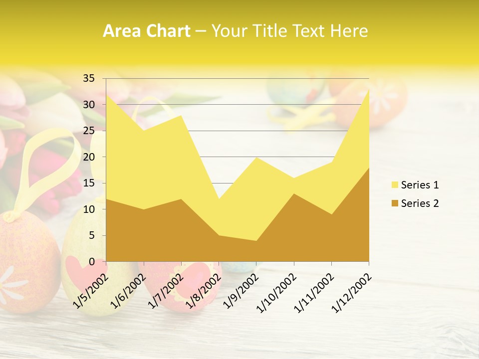 Ostergrue Pflanzen Hintergrund PowerPoint Template