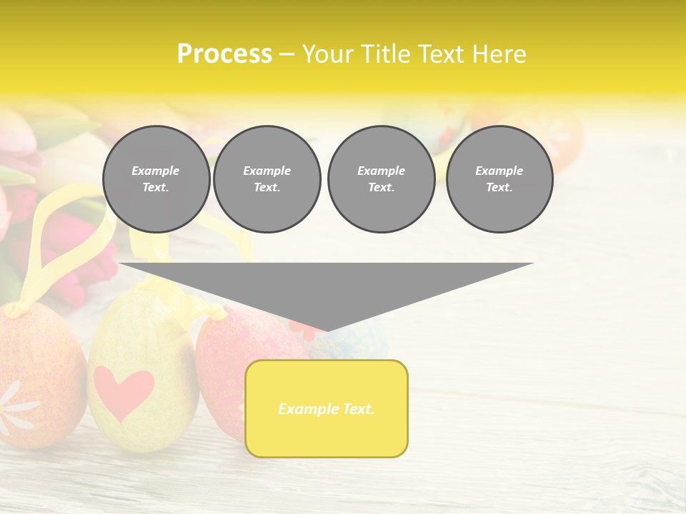 Ostergrue Pflanzen Hintergrund PowerPoint Template