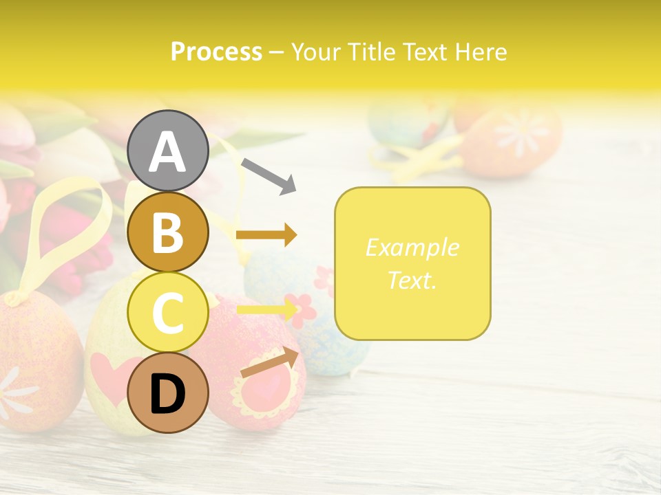 Ostergrue Pflanzen Hintergrund PowerPoint Template