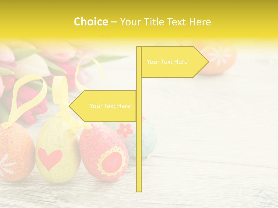 Ostergrue Pflanzen Hintergrund PowerPoint Template