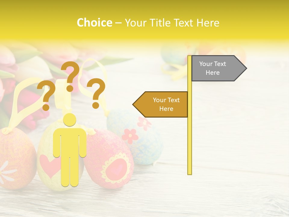 Ostergrue Pflanzen Hintergrund PowerPoint Template