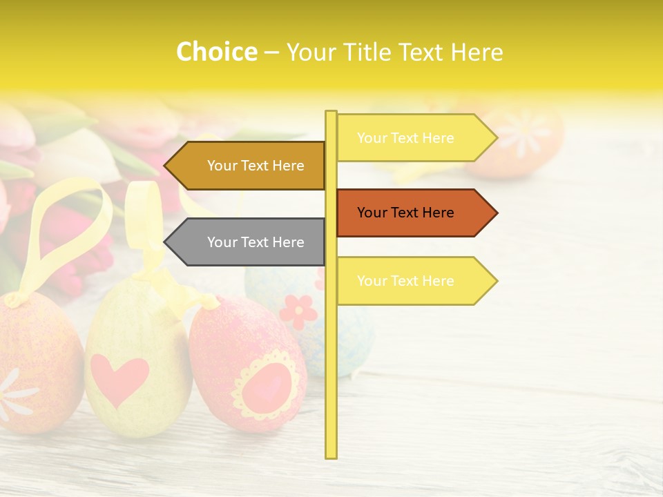 Ostergrue Pflanzen Hintergrund PowerPoint Template
