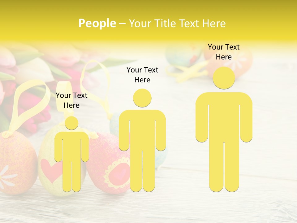 Ostergrue Pflanzen Hintergrund PowerPoint Template