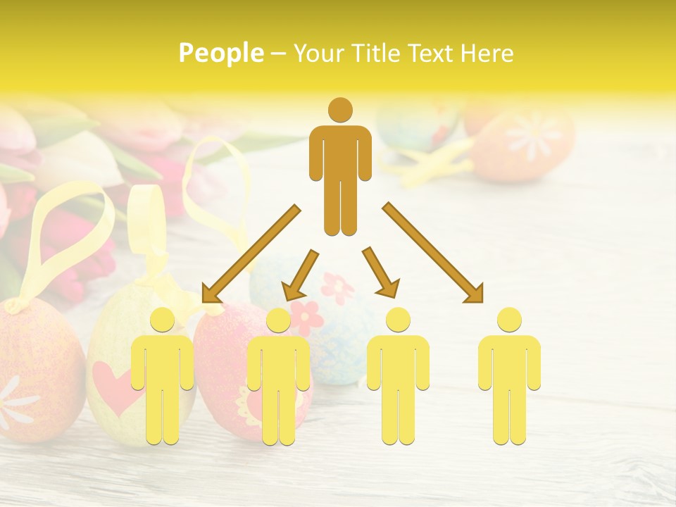 Ostergrue Pflanzen Hintergrund PowerPoint Template