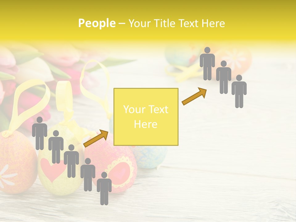 Ostergrue Pflanzen Hintergrund PowerPoint Template