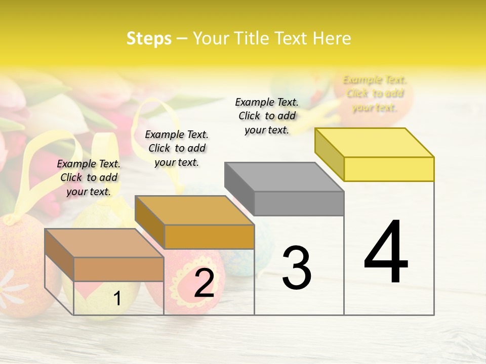 Ostergrue Pflanzen Hintergrund PowerPoint Template