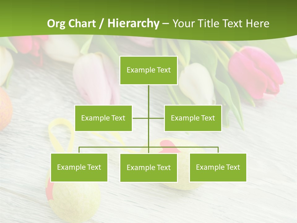 Blute Dekorieren Grukarte PowerPoint Template