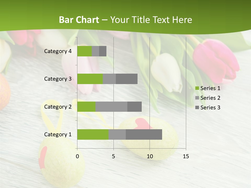 Blute Dekorieren Grukarte PowerPoint Template