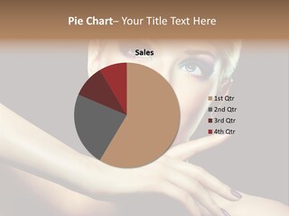 Bright Nails Face PowerPoint Template