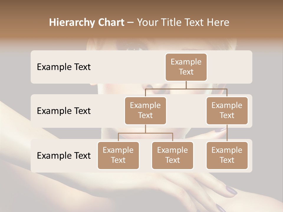 Bright Nails Face PowerPoint Template